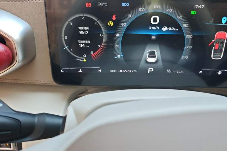 Used Geely Auto icon 2020 1.5TD i9 BSG Odometer Close Up