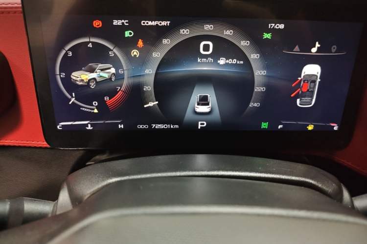 Used Geely Auto icon 2020 1.5TD i9 BSG Odometer Close Up