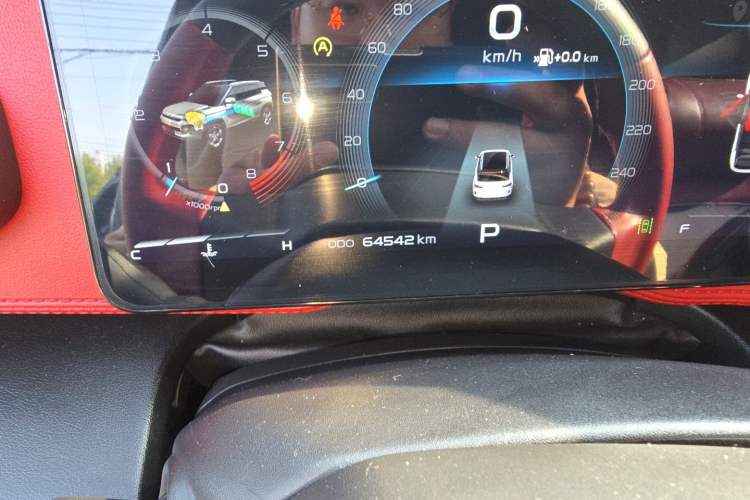 Used Geely Auto icon 2020 1.5TD i9 BSG Odometer Close Up
