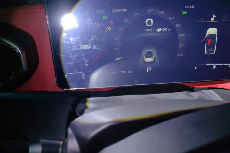 Used Geely Auto icon 2020 1.5TD i9 Odometer Close Up