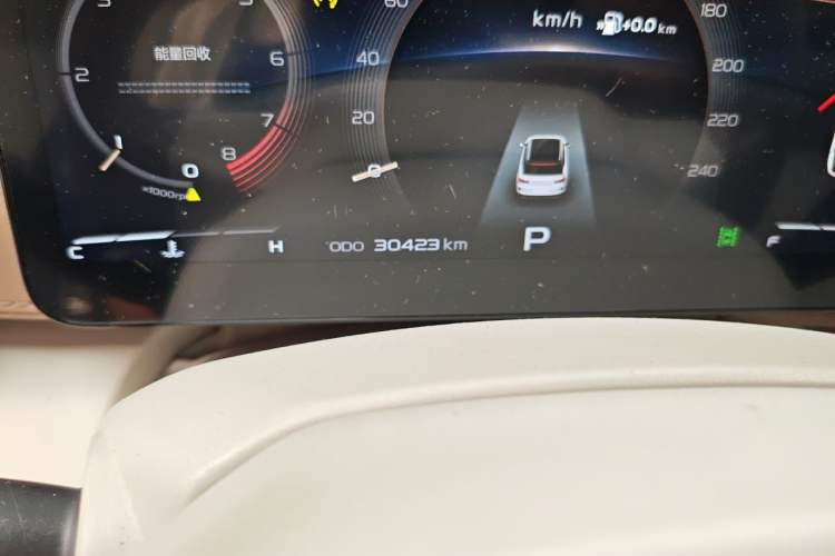 Used Geely Auto icon 2020 300T Galaxy Limited Edition Odometer Close Up