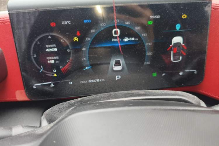 Used Geely Auto icon 2020 1.5TD i9 BSG Odometer Close Up