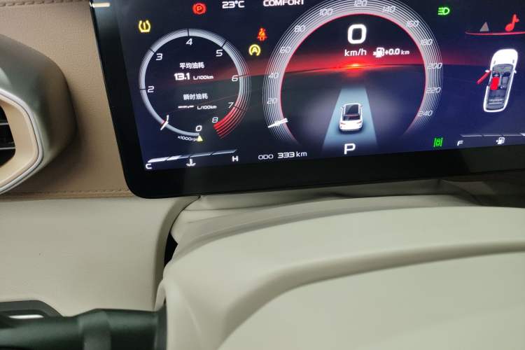 Used Geely Auto icon 2020 1.5TD i9 BSG Odometer Close Up