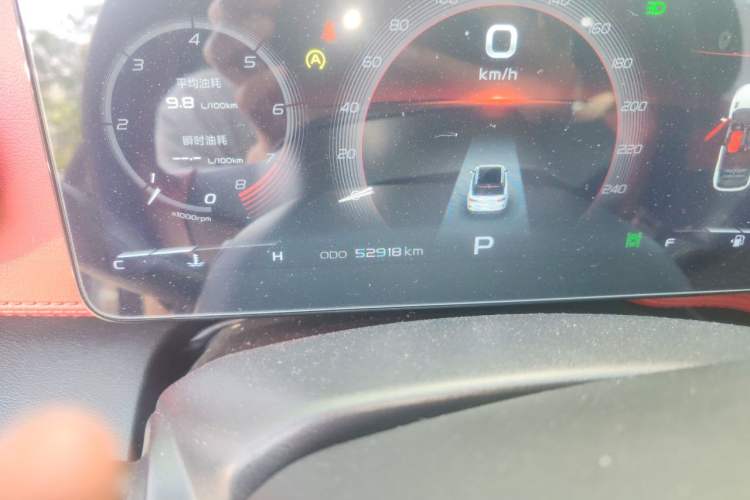 Used Geely Auto icon 2020 1.5TD i9 BSG Odometer Close Up