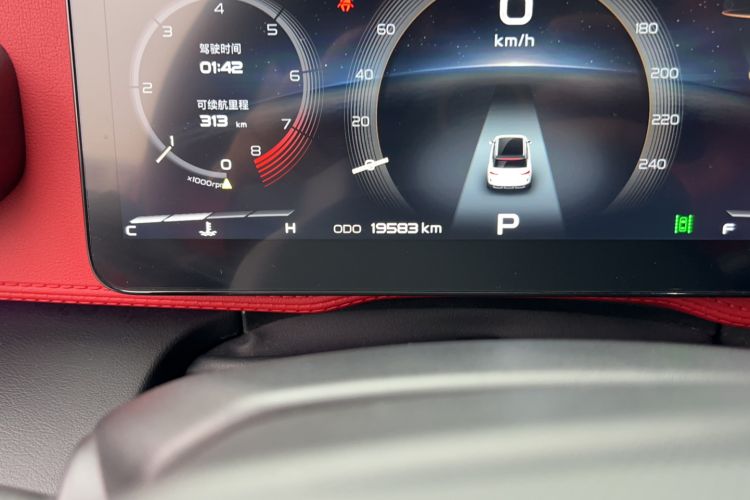 Used Geely Auto icon 2020 1.5TD i9 Odometer Close Up