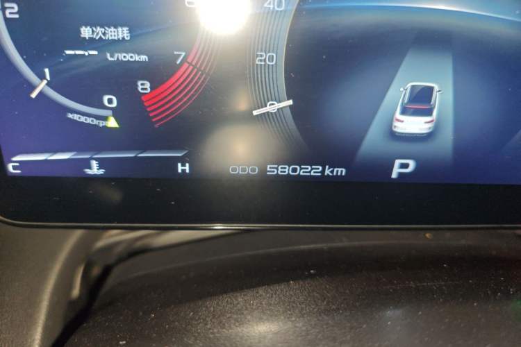 Used Geely Auto icon 2020 1.5TD i9 BSG Odometer Close Up