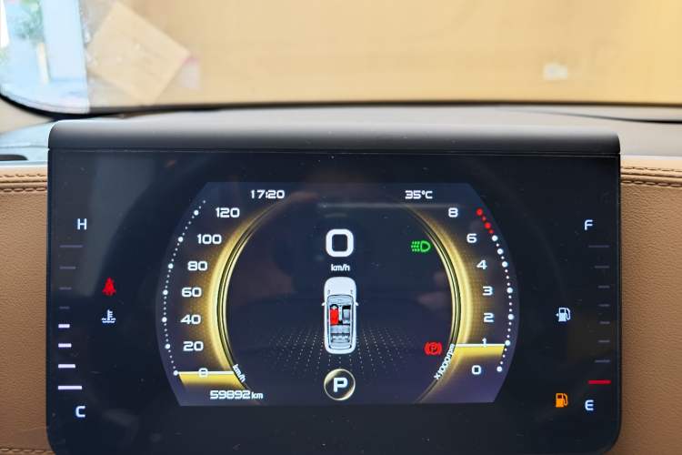 Used Geely Auto icon 2020 1.5TD i6 Odometer Close Up