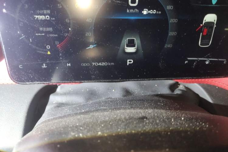 Used Geely Auto icon 2020 1.5TD i7 BSG Odometer Close Up
