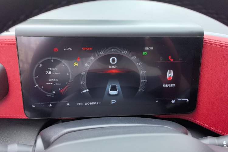 Used Geely Auto icon 2020 1.5TD i9 BSG Odometer Close Up