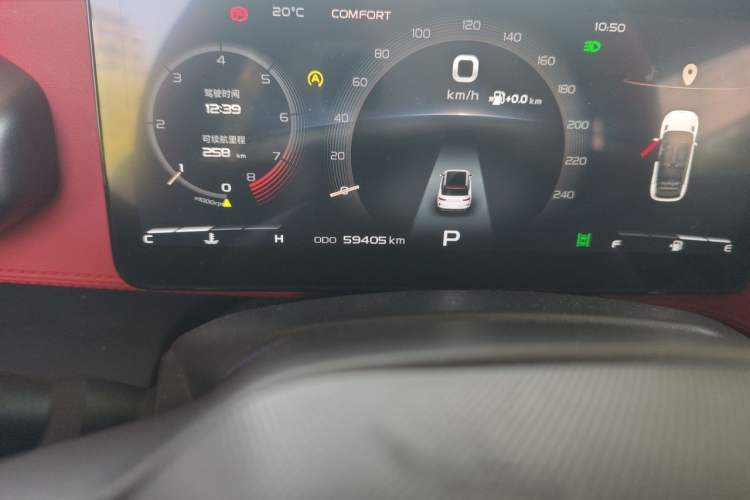 Used Geely Auto icon 2020 1.5TD i9 BSG Odometer Close Up