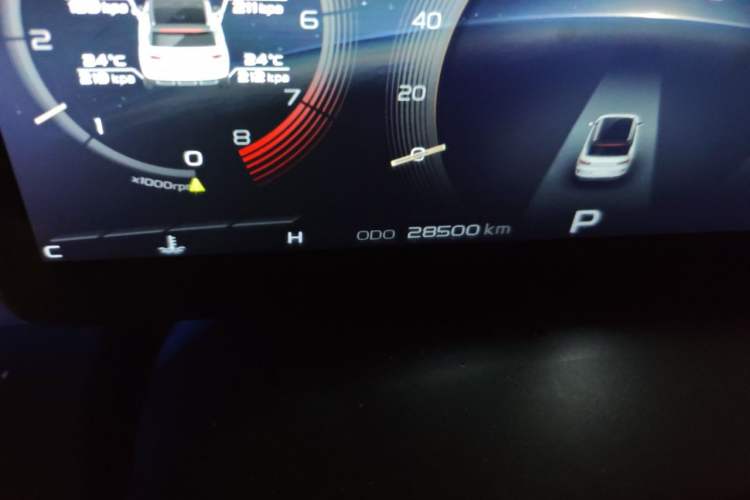 Used Geely Auto icon 2020 1.5TD i9 BSG Odometer Close Up