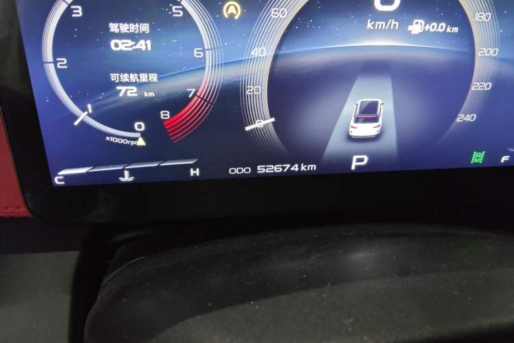 Used Geely Auto icon 2020 1.5TD i9 BSG Odometer Close Up