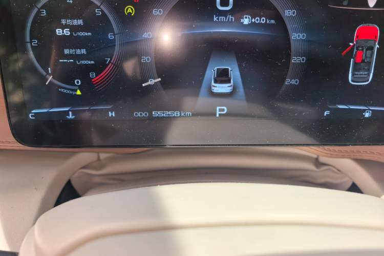 Used Geely Auto icon 2020 1.5TD i9 BSG Odometer Close Up