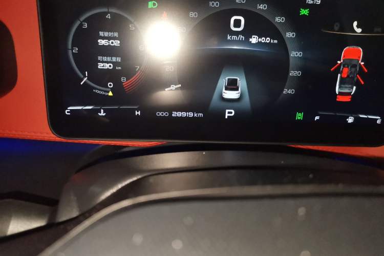 Used Geely Auto icon 2020 1.5TD i9 BSG Odometer Close Up
