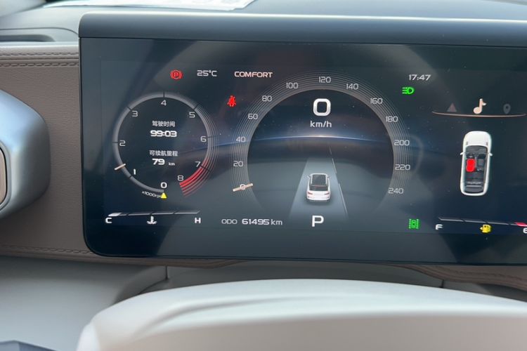 Used Geely Auto icon 2020 1.5TD i9 Odometer Close Up