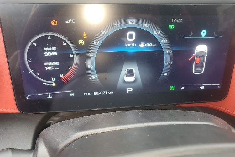 Used Geely Auto icon 2020 1.5TD i9 BSG Odometer Close Up