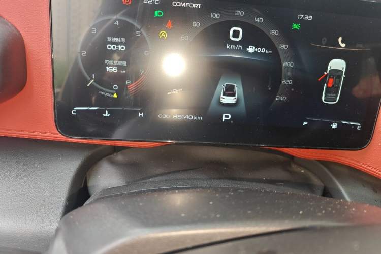 Used Geely Auto icon 2020 1.5TD i9 BSG Odometer Close Up