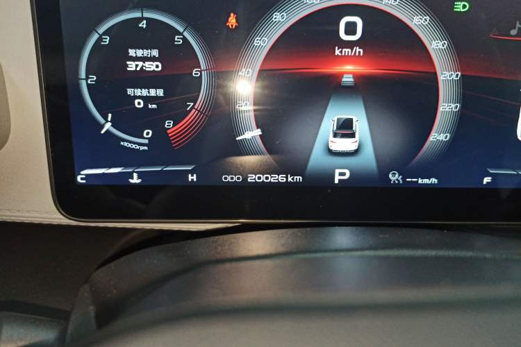 Used Geely Auto icon 2021 1.5TD Passionate Edition Odometer Close Up