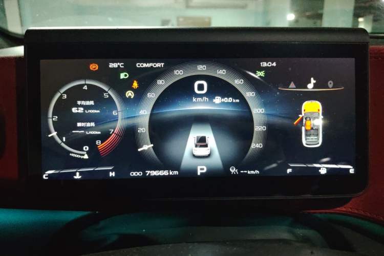 Used Geely Auto icon 2021 1.5TD Passionate Edition Instrument Cluster