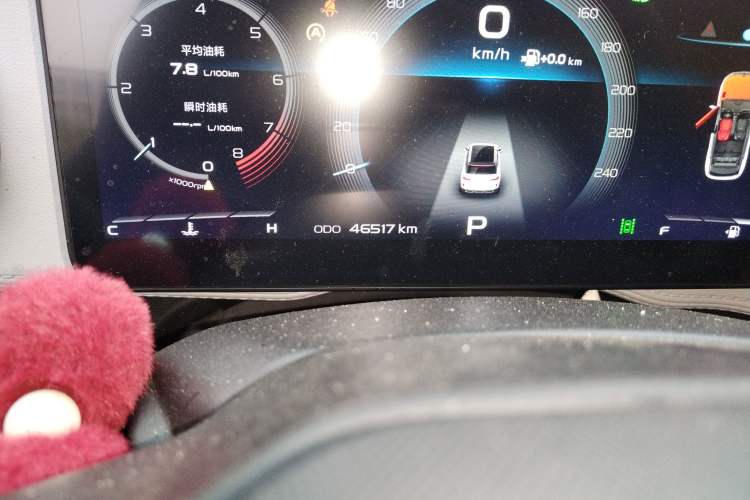 Used Geely Auto icon 2021 1.5TD Passionate Edition Odometer Close Up