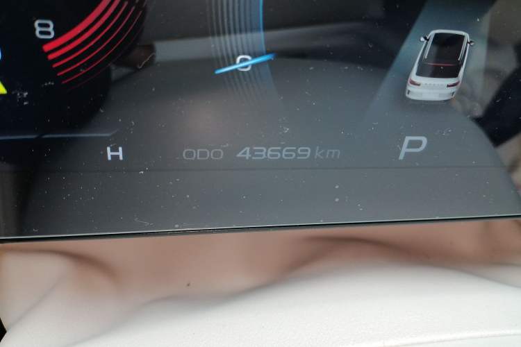 Used Geely Auto icon 2021 1.5TD Passionate Edition Odometer Close Up