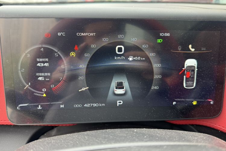 Used Geely Auto icon 2021 1.5TD Carp Odometer Close Up