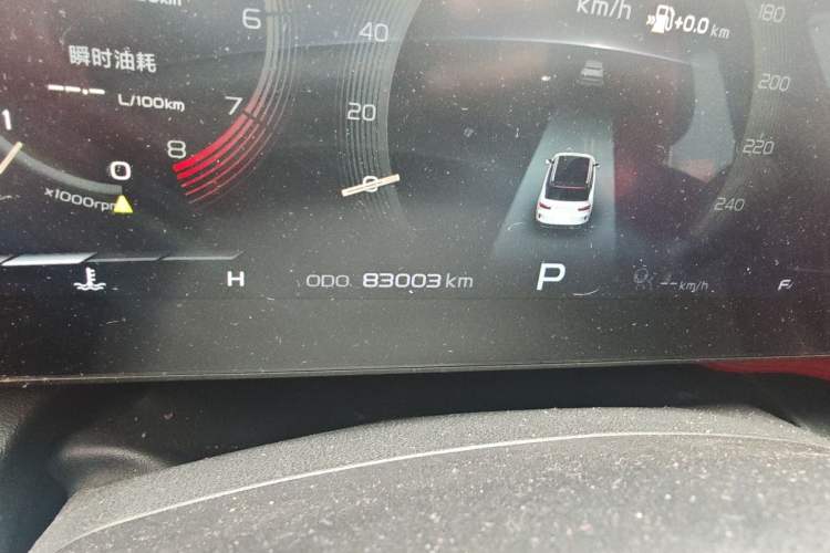 Used Geely Auto icon 2021 1.5TD Carp Odometer Close Up