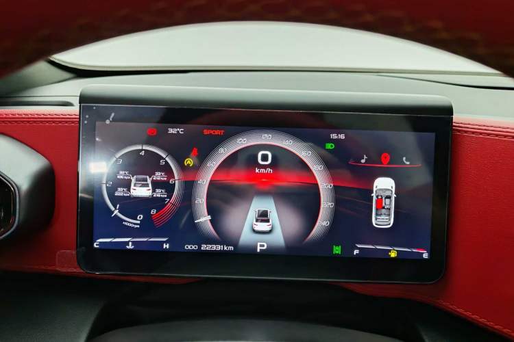 Used Geely Auto icon 2021 1.5TD Carp Odometer Close Up