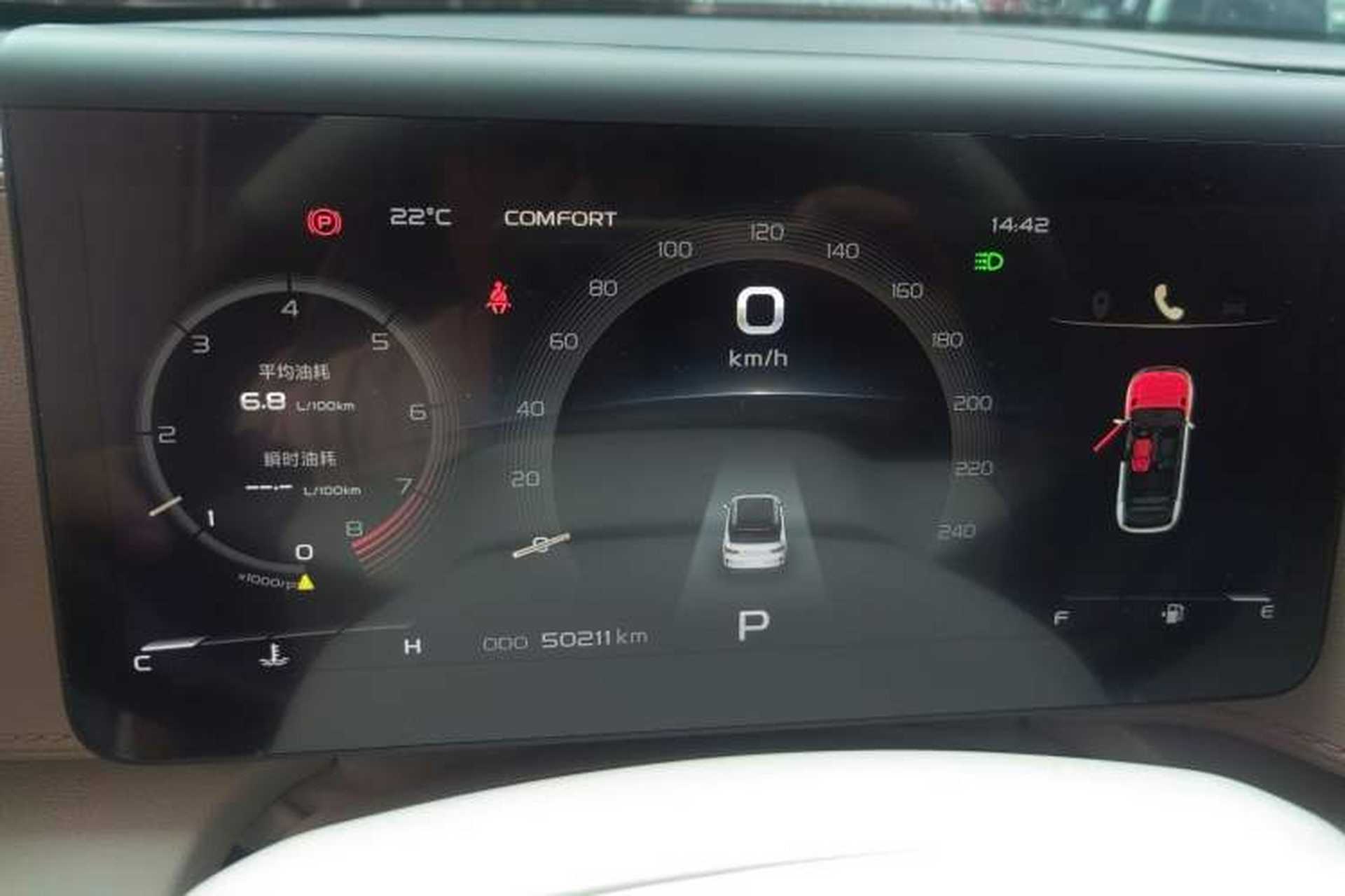 Used Geely Auto icon 2022 1.5TD Qingyuan Limited Edition Instrument Cluster