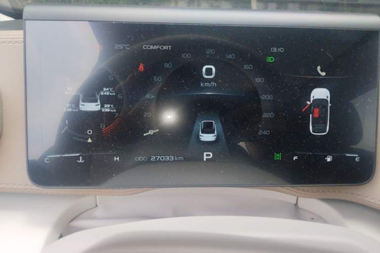 Used Geely Auto icon 2022 1.5TD Qingyuan Limited Edition Instrument Cluster