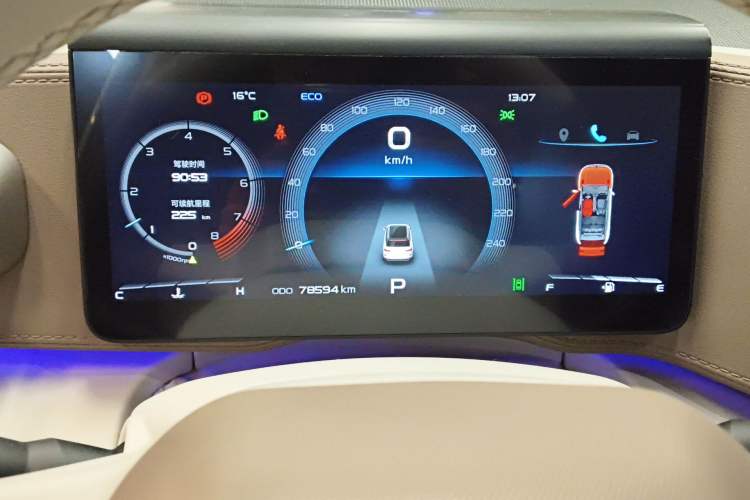 Used Geely Auto icon 2022 1.5TD Qingyuan Limited Edition Instrument Cluster