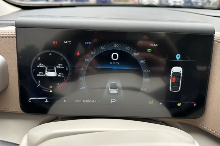 Used Geely Auto icon 2022 1.5TD Qingyuan Limited Edition Odometer Close Up