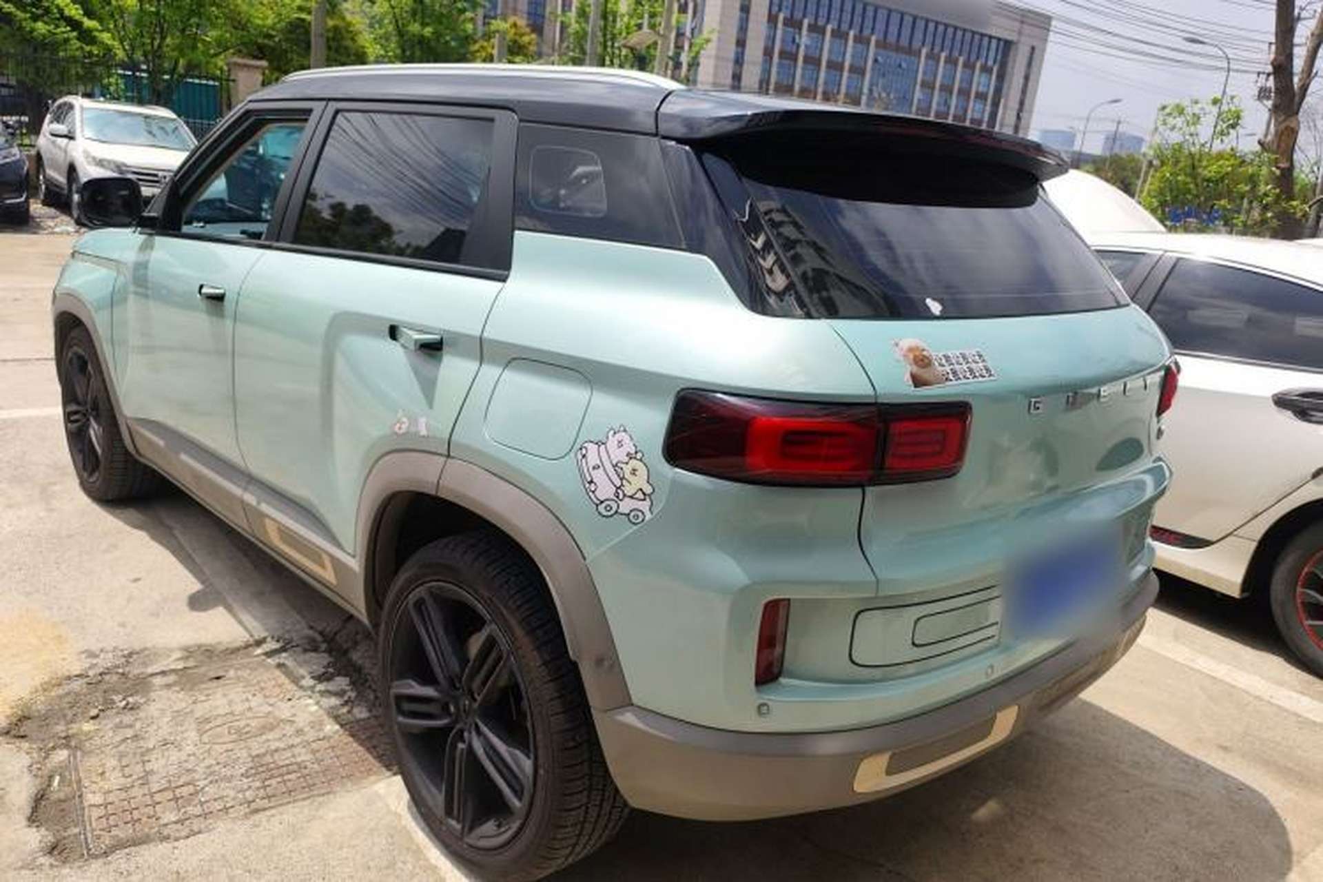Used Geely Auto icon 2022 1.5TD Qingyuan Limited Edition Rear Left 45 Deg