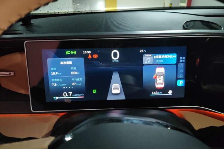 Used Geely Auto icon 2022 1.5TD Qingyuan Limited Edition Instrument Cluster
