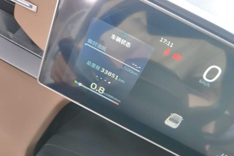 Used Geely Auto icon 2022 1.5TD Qingyuan Limited Edition Odometer Close Up