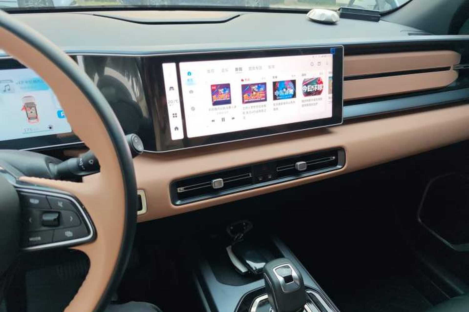 Used Geely Auto icon 2023 1.5TD Chocolate Smoothie Edition Audio And AC Panel