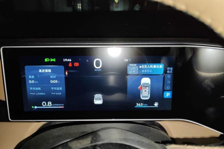 Used Geely Auto icon 2023 1.5TD Chocolate Smoothie Edition Instrument Cluster