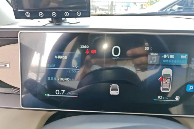 Used Geely Auto icon 2023 1.5TD Chocolate Smoothie Edition Instrument Cluster