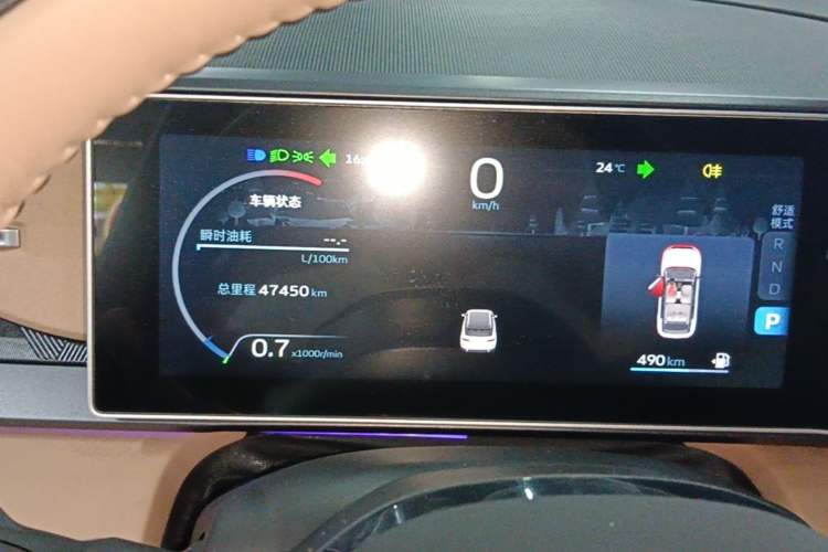 Used Geely Auto icon 2023 1.5TD Chocolate Smoothie Edition Instrument Cluster