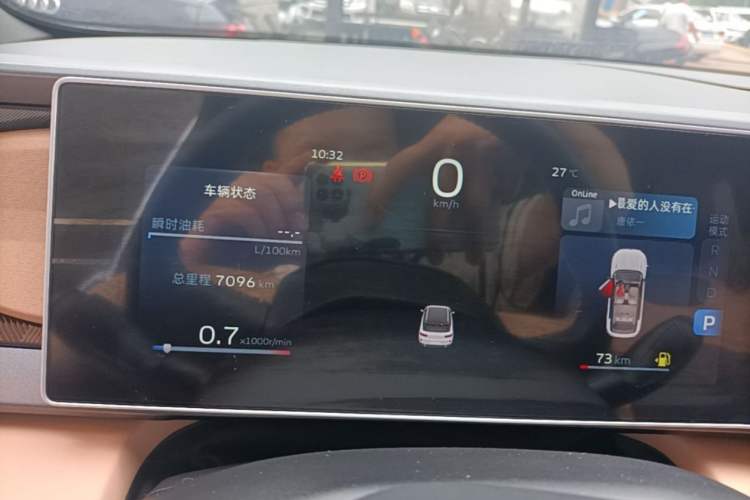 Used Geely Auto icon 2023 1.5TD Chocolate Luxe Edition Odometer Close Up