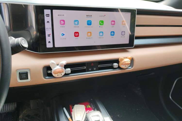 Used Geely Auto icon 2023 1.5TD Chocolate Smoothie Edition Audio And AC Panel