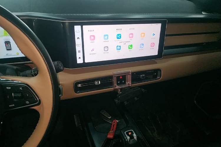 Used Geely Auto icon 2023 1.5TD Chocolate Luxe Edition Audio And AC Panel