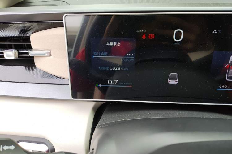 Used Geely Auto icon 2023 1.5TD Chocolate Luxe Edition Odometer Close Up
