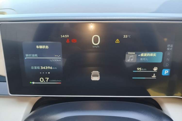 Used Geely Auto icon 2023 1.5TD Chocolate Smoothie Edition Instrument Cluster