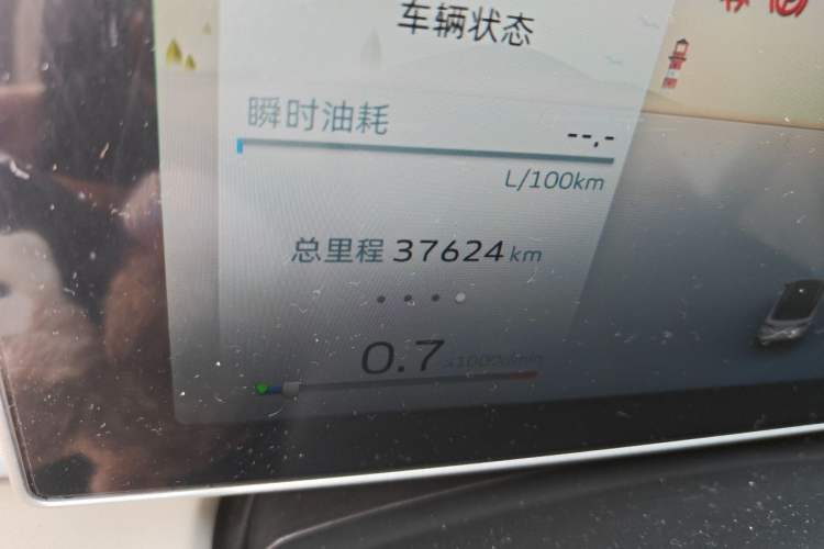 Used Geely Auto icon 2023 1.5TD Chocolate Smoothie Edition Odometer Close Up