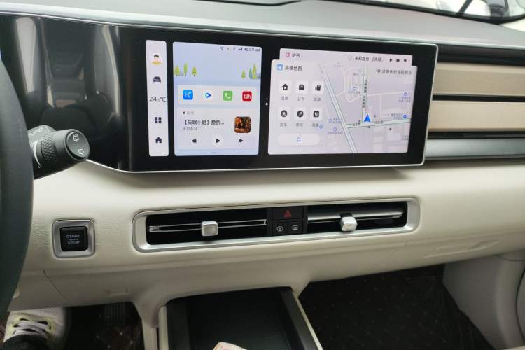 Used Geely Auto icon 2023 1.5TD Chocolate Smoothie Edition Audio And AC Panel