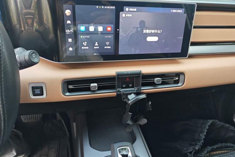 Used Geely Auto icon 2023 1.5TD Chocolate Smoothie Edition Audio And AC Panel