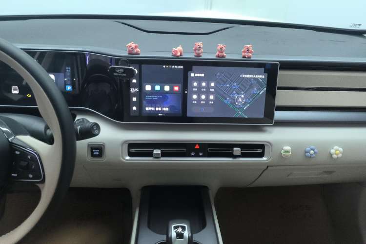 Used Geely Auto icon 2023 1.5TD Chocolate Smoothie Edition Audio And AC Panel