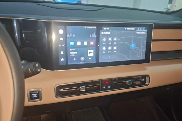 Used Geely Auto icon 2023 1.5TD Chocolate Smoothie Edition Audio And AC Panel