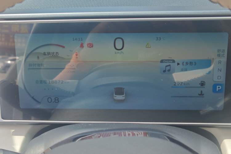 Used Geely Auto icon 2023 1.5TD Chocolate Smoothie Edition Instrument Cluster
